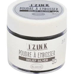Aladine Izink Prašek Za Embosiranje Silver 25 ml