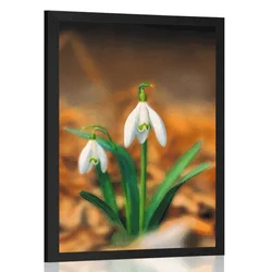 Plakat spomladanski zvonček - 40x60 no frame