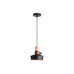 Zambelis 1990 - Luster na kablu 1xE27/40W/230V hrast/crna