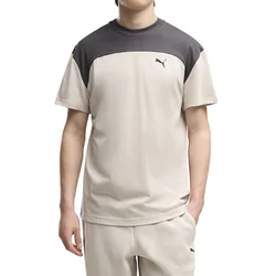 Puma majica Tech Essentials za muškarce, krem sa antracit detaljima