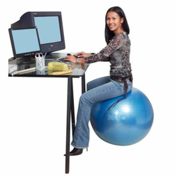 Žoga za vadbo Gymnic Plus modra 65cm