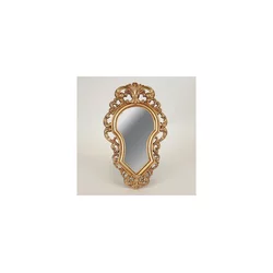 Zidno ogledalo 32,3x19,5 cm zlatno