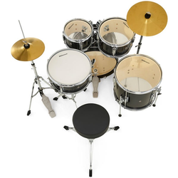 Set otroških bobnov Focus Junior Black Millenium