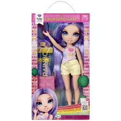 Rainbow High: Moja modna stilka Violet Willow z modnimi dodatki