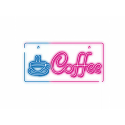 Neolia Neon LED luč - napis Coffee
