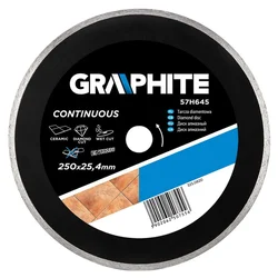 shumee Diamantni disk 250 x 25,4 mm, poln