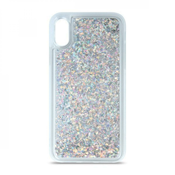 Futrola s tekućim šljokicama za Samsung Galaxy S20 Ultra/Galaxy S11 Plus - Srebrna KP26737