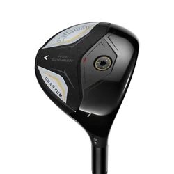 Golf palica - Fairway Wood Callaway Quantum Mini Spinner Desna roka, 7, 21°, Regular, True Temper Denali Frost Silver 60g Graphite, Ne
