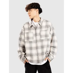 Empyre Boxy Flannel Shirt grey