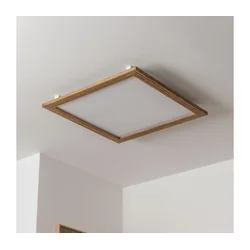 Brilagi - LED plafonsko svetlo SLIMFRAME WOOD LED/58W/230V 64x64 cm braon