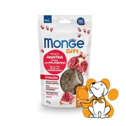 Monge Meat Minis Sterilised Poslastice Za Mačke, 50g, Pačetina sa Narom