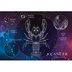 Interdruk - Puzzle Zodiak - Rak 250 - 250 kosov