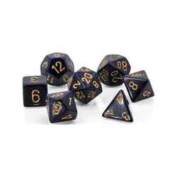 Kockice Chessex - Speckled - Golden Cobalt (7)