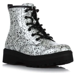 Skechers GRAVLEN HI - DOODLE DOWN, dječije cipele, srebrna 303408L