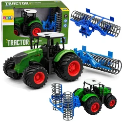 Kmetijski traktor s valjem zelen 1:24