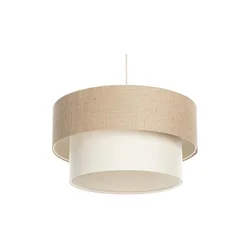 Luster na sajli DUO 1xE27/60W/230V prečnik 40 cm bež/krem