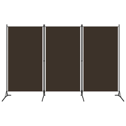vidaXL Paravan 3-delni rjav 260x180 cm