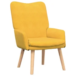 fotelja Svijetlo žuta 63 x 67 x 94 cm tkanina
