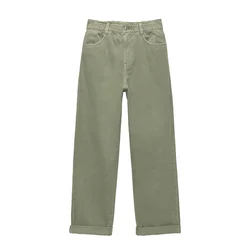 Pull&Bear Kavbojke  večbarvno zelena