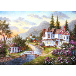 Grafika - Puzzle Lewan: Angeli večera/0517/- 1 000 kosov
