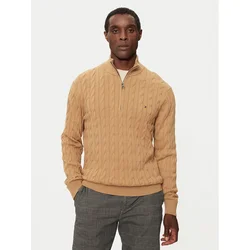 Tommy Hilfiger Pulover Classic MW0MW36532 Bež Regular Fit