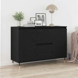 Kreveta Crni hrast 101,5 x 35 x 70 cm Konstruirano drvo
