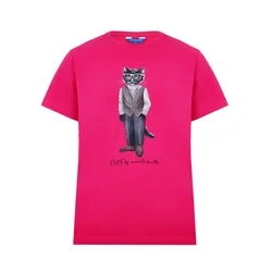 Cat e Lolette Majica Minimalist Cat roza