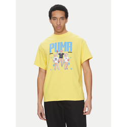 Puma Majica Dylans World 630257 Rumena Regular Fit