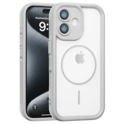 Bumper MagSafe maska za iPhone 16 - siva