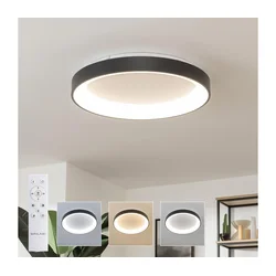 Brilagi - LED prigušiva plafonska svetiljka FALCON II LED/99W/230V O 60 cm crna +daljinski upravljač