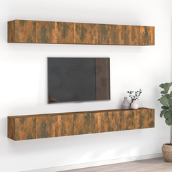 TV ormarići 8 kom boja hrasta 60 x 30 x 30 cm konstruirano drvo