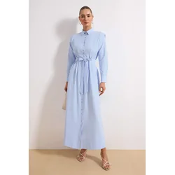 Trendyol Modest Ženska haljina Tctss26Eb00044, Plava