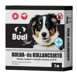 Bobi Star ovratnica za pse A.U.V. – več barv modra - 1 kos