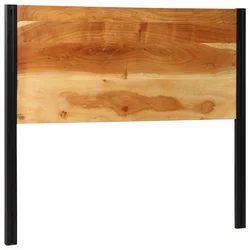 Uzglavlje 120 cm Puno drvo bagrem i željezo