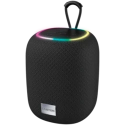 CANYON BSP-8, Bluetooth Speaker, BT V5.2, BLUETRUM AB5362B, TF card support, Type-C USB port, 1800mAh polymer battery, Max Power 10W, Black, cable length 0.50m, 110*110*135mm, 0.57kg