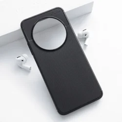 Maska za telefon Carbon Defender za Xiaomi Redmi 14C, Crna