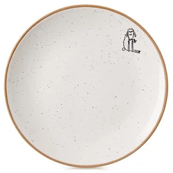 shumee Bež keramični desertni krožnik 20 cm