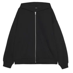 Cropp - Dukserica oversize s kapuljačom - CRNO