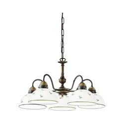 Kolarz 731.85.20 - Luster na lancu NONNA 5xE27/75W/230V zelena