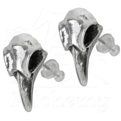 Uhani ALCHEMY GOTHIC - Rabeschadel Studs - E359