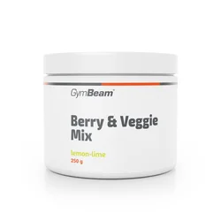 GymBeam Berry & Veggie Mix 250 g limun-limeta