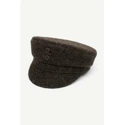 RUSLAN BAGINSKIY baretka s šiltom ženska z volno Wool-blend Cap