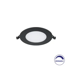Braytron Ugradni LED panel BRY-SMD-CRP-6W-OKRUGLI-DIMABILNI-4INC-CRNI-6500K