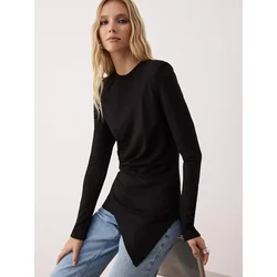 Trendyol Bluza črna