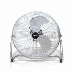 HAEGER FF-018.006A Podni ventilator 45cm, 90W, Srebrni