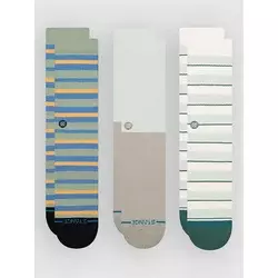 Stance Prep Stripe 3 Pk Socks paleblue