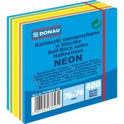 Donau Samolepilna blazinica - 76x76 mm, 400 l., mešanica modrih odtenkov