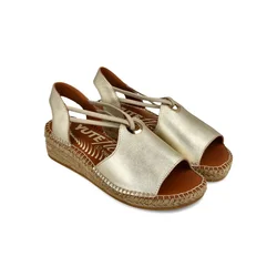 Viguera Ženske espadrile 2196, Zlatne boje