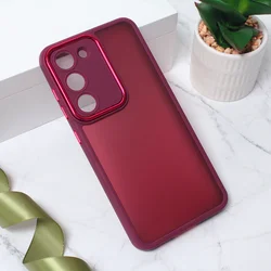 TERACELL Maska Shining Camera za Samsung S911B Galaxy S23 5G crvena