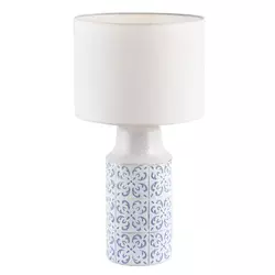 Rabalux AGNES Stona lampa, E27, 1x40W, Plavo-bela